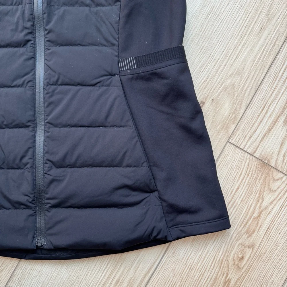 lululemon down for it all black vest size 8 - Picture 2 of 12